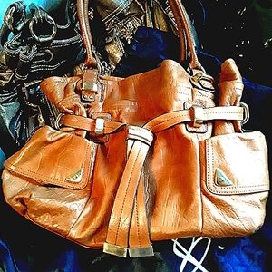 B Makowsky large leather bag/purse